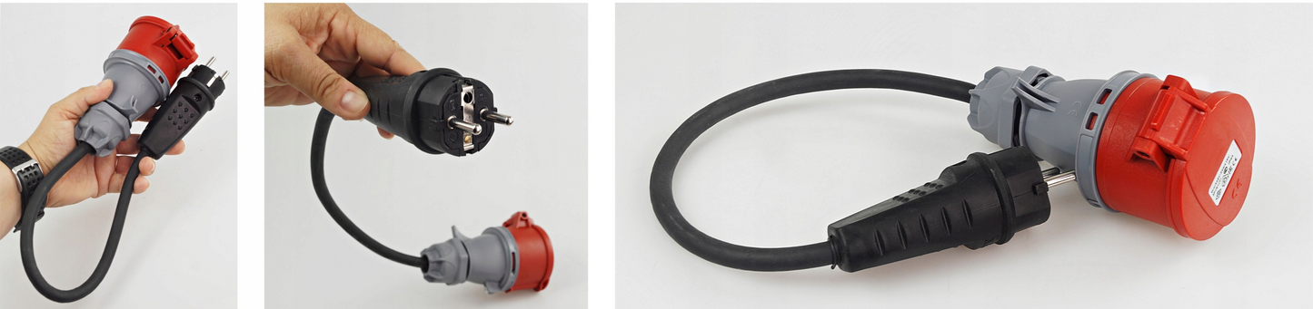 Adapter Schuko auf CEE32A