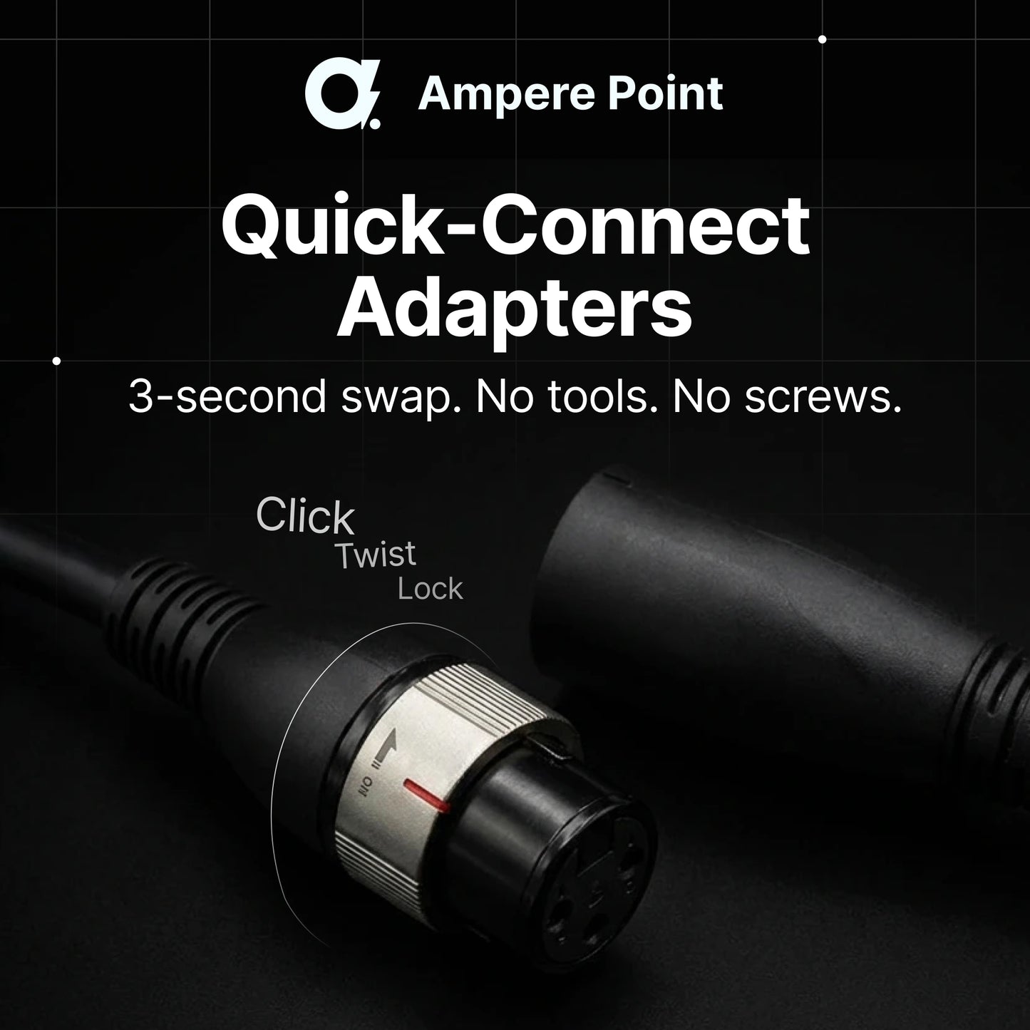Tragbares Ladegerät Q22 PRO (32A, Typ 2, 22kW) + 2x Adapter
