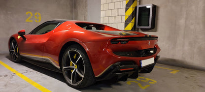 Metallschrank für EV-Ladegerät AMP-BOX mit Pfosten